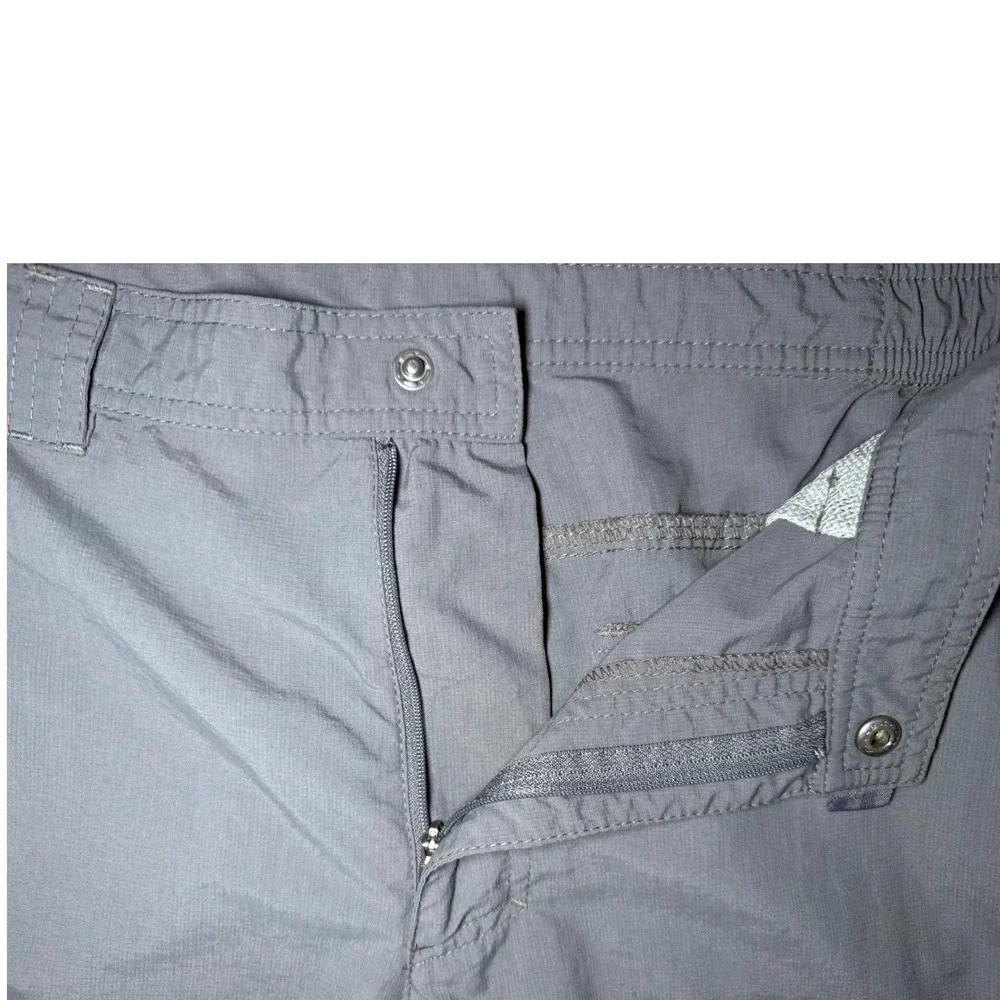 L.L. Bean Cargo Shorts Mens Medium Gray Nylon